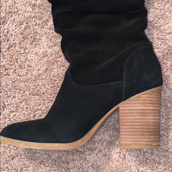 Nine West Abee Suede Block Heel Boot LIKE NEW! - Picture 4 of 8